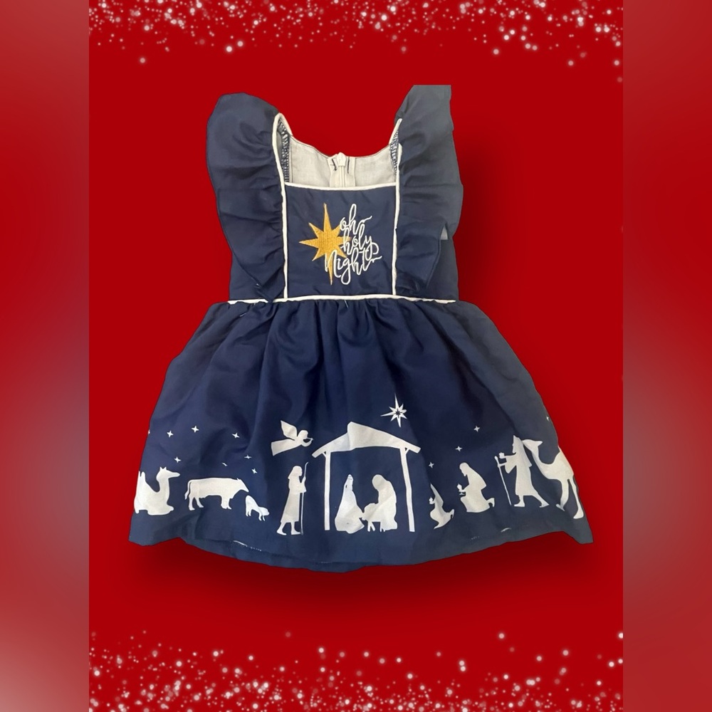 Navy Blue Nativity Dress